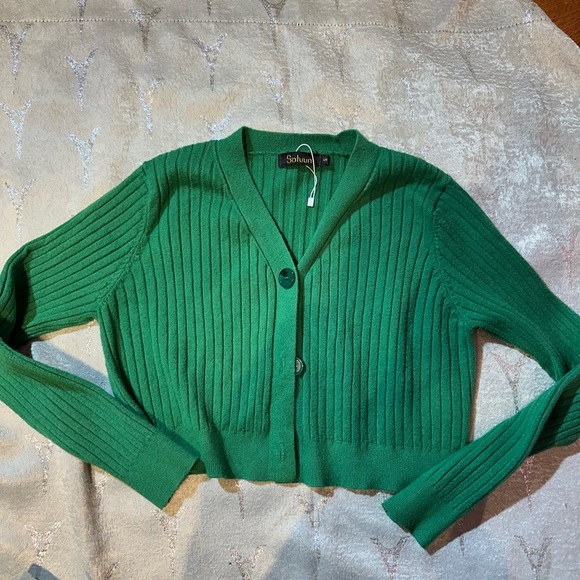 Sachin + Babi Emerald Cardigan - Picture 3 of 4